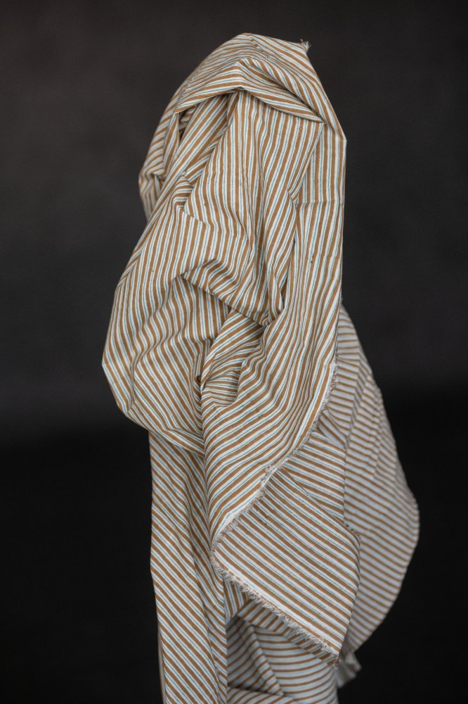 Swim Meet Indian Block Print Organic Cotton - Merchant & Mills - Simplifi Fabric