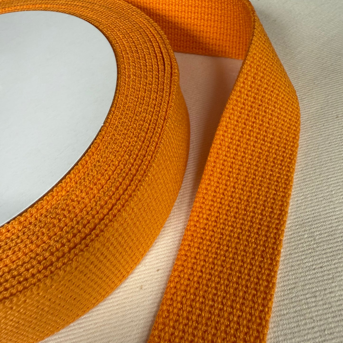 30mm Webbing - Tangelo -  Japanese Import (sold per meter)