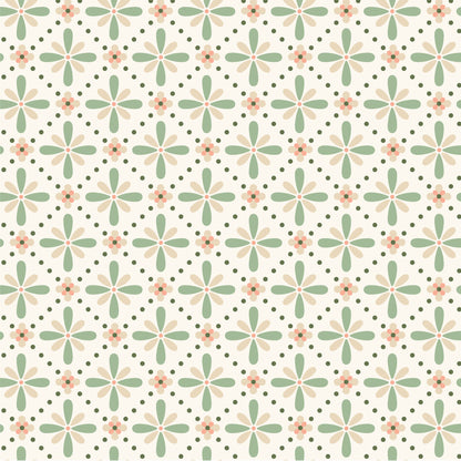 Tea Time - Vintage Charm - Dots & Glory - Cloud 9 Fabrics - Poplin - Simplifi Fabric