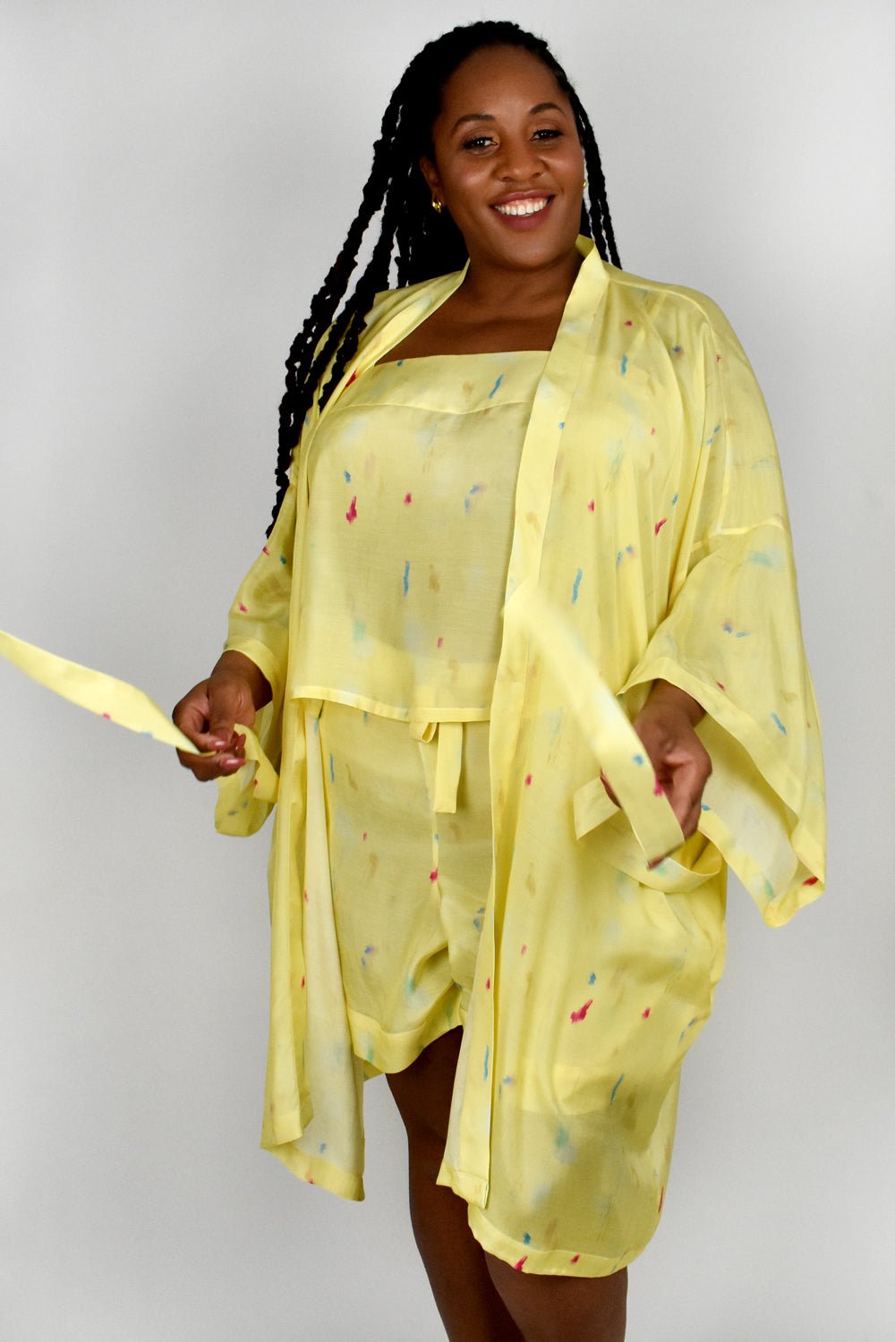 Thats A Wrap Robe Paper Sewing Pattern - Izzie - Simplifi Fabric