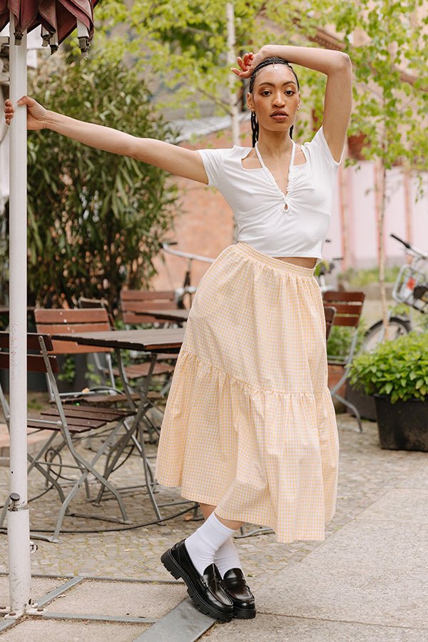 The Abbie Skirt - Paper Sewing Pattern - Juliana Martejevs - Simplifi Fabric