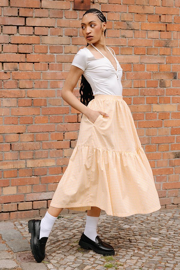 The Abbie Skirt - Paper Sewing Pattern - Juliana Martejevs - Simplifi Fabric