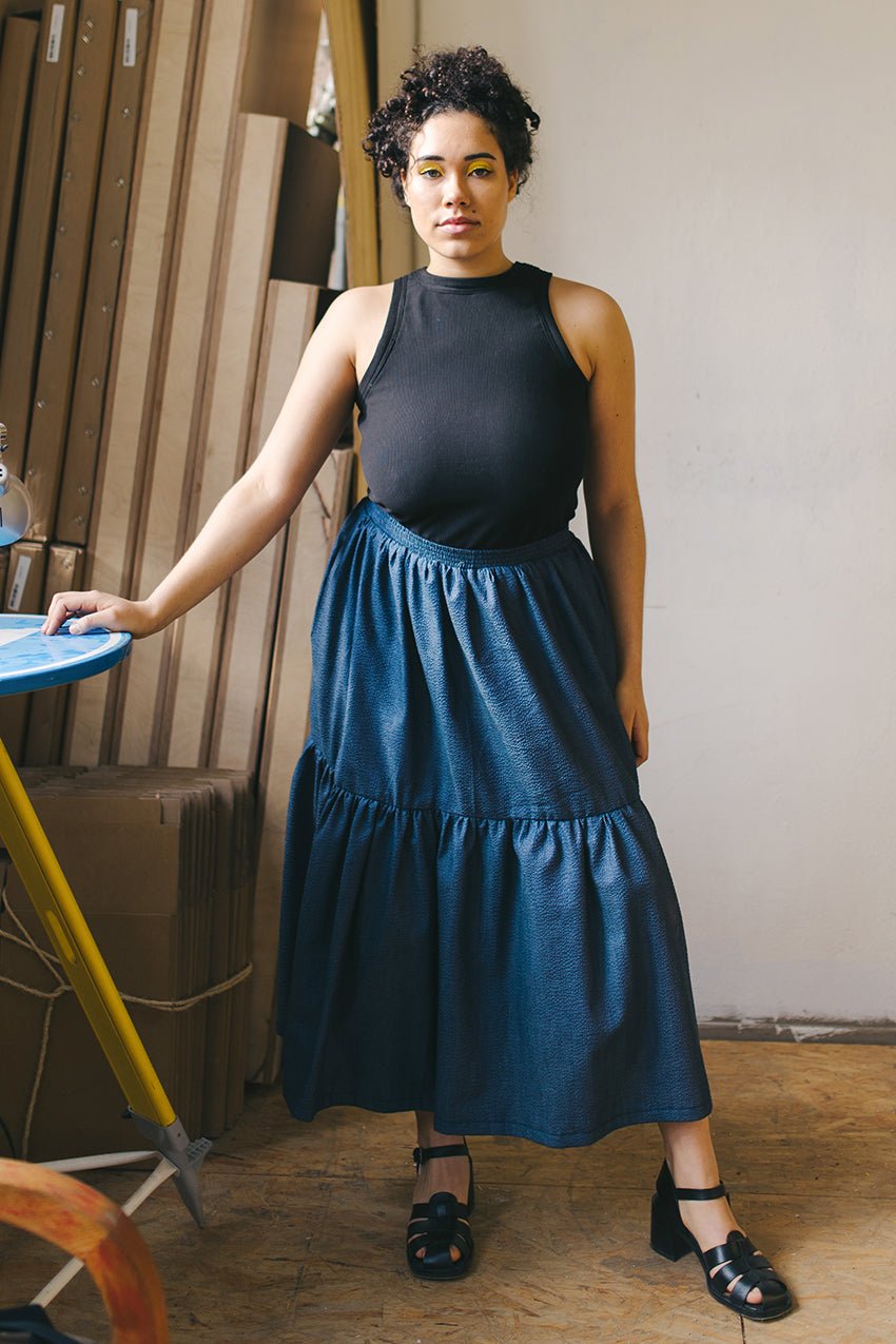 The Abbie Skirt - Paper Sewing Pattern - Juliana Martejevs - Simplifi Fabric