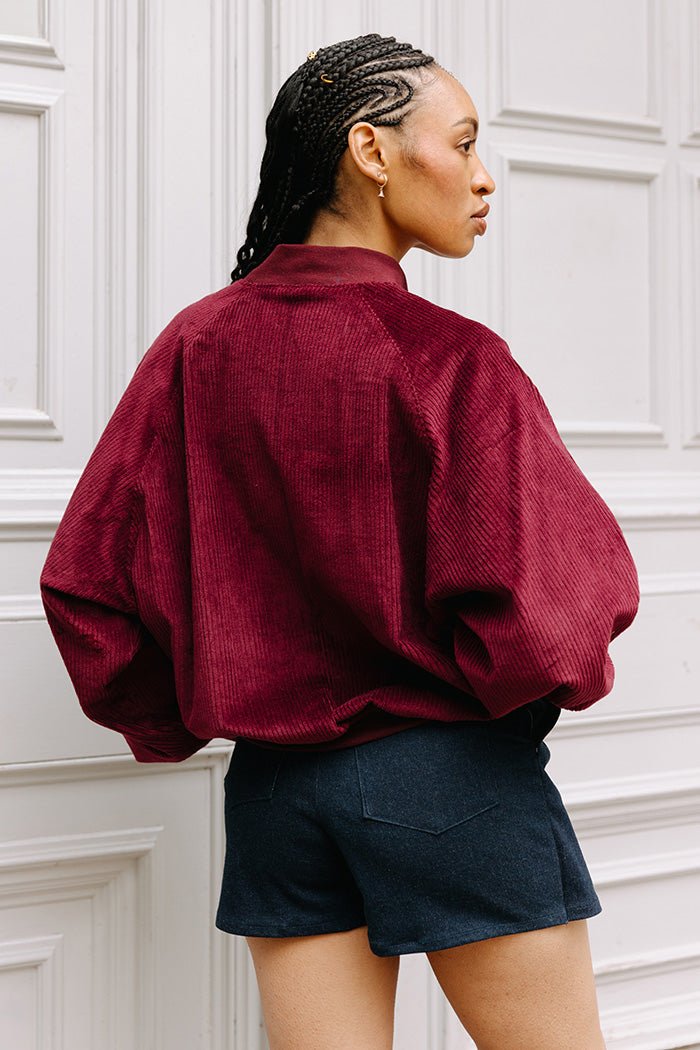 The Audrey Bomber Jacket - Paper Sewing Pattern - Juliana Martejevs - Simplifi Fabric