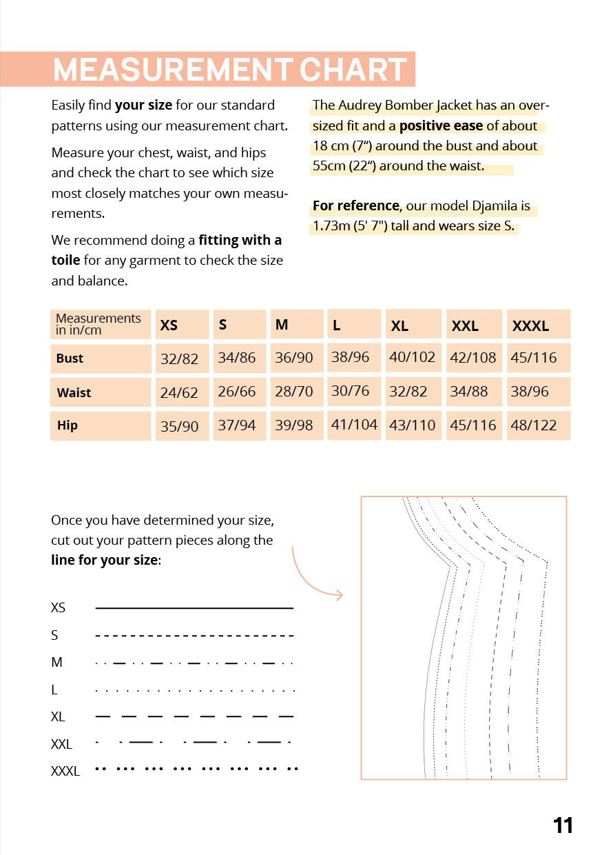 The Audrey Bomber Jacket - Paper Sewing Pattern - Juliana Martejevs - Simplifi Fabric