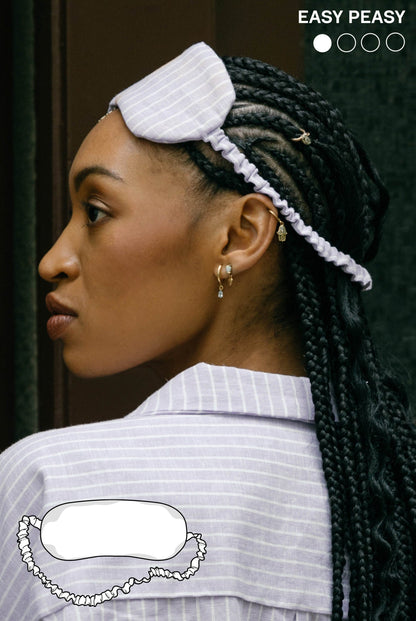 The Aurora Sleep Mask - Paper Sewing Pattern - Juliana Martejevs - Simplifi Fabric