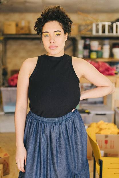 The Basic Tank Top - Paper Sewing Pattern - Juliana Martejevs - Simplifi Fabric