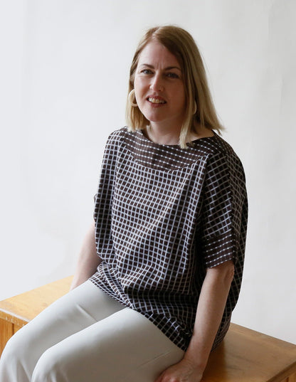 The Boat Neck Top - PDF Pattern - The Makers Atelier - Simplifi Fabric