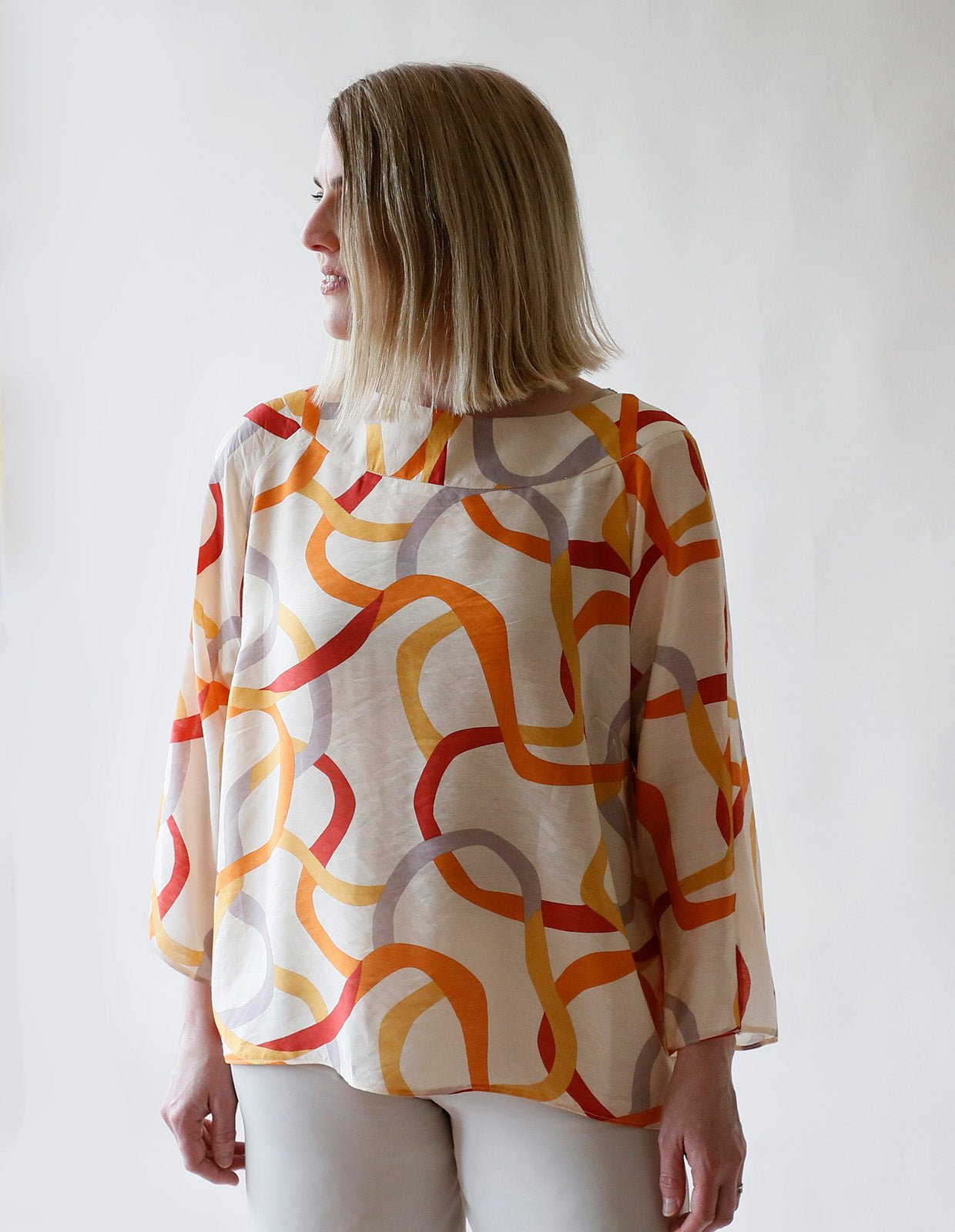 The Boat Neck Top - PDF Pattern - The Makers Atelier - Simplifi Fabric