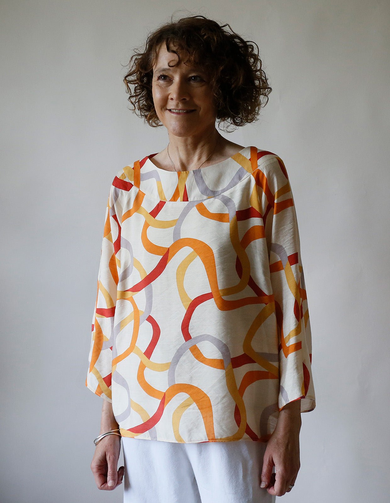 The Boat Neck Top - PDF Pattern - The Makers Atelier - Simplifi Fabric