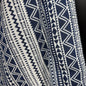 The Compass Weave Collection - Jacquard Tapestry - Navy/White - Simplifi Fabric