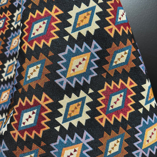 The Desert Mesa Collection - Jacquard Tapestry - Black - Simplifi Fabric