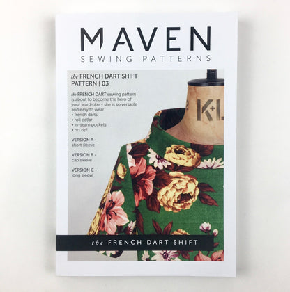 The French Dart Shift Tunic Paper Sewing Pattern - Maven Sewing Patterns - Simplifi Fabric