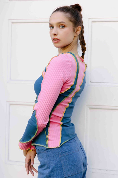 The Ina Top - Paper Sewing Pattern - Juliana Martejevs - Simplifi Fabric