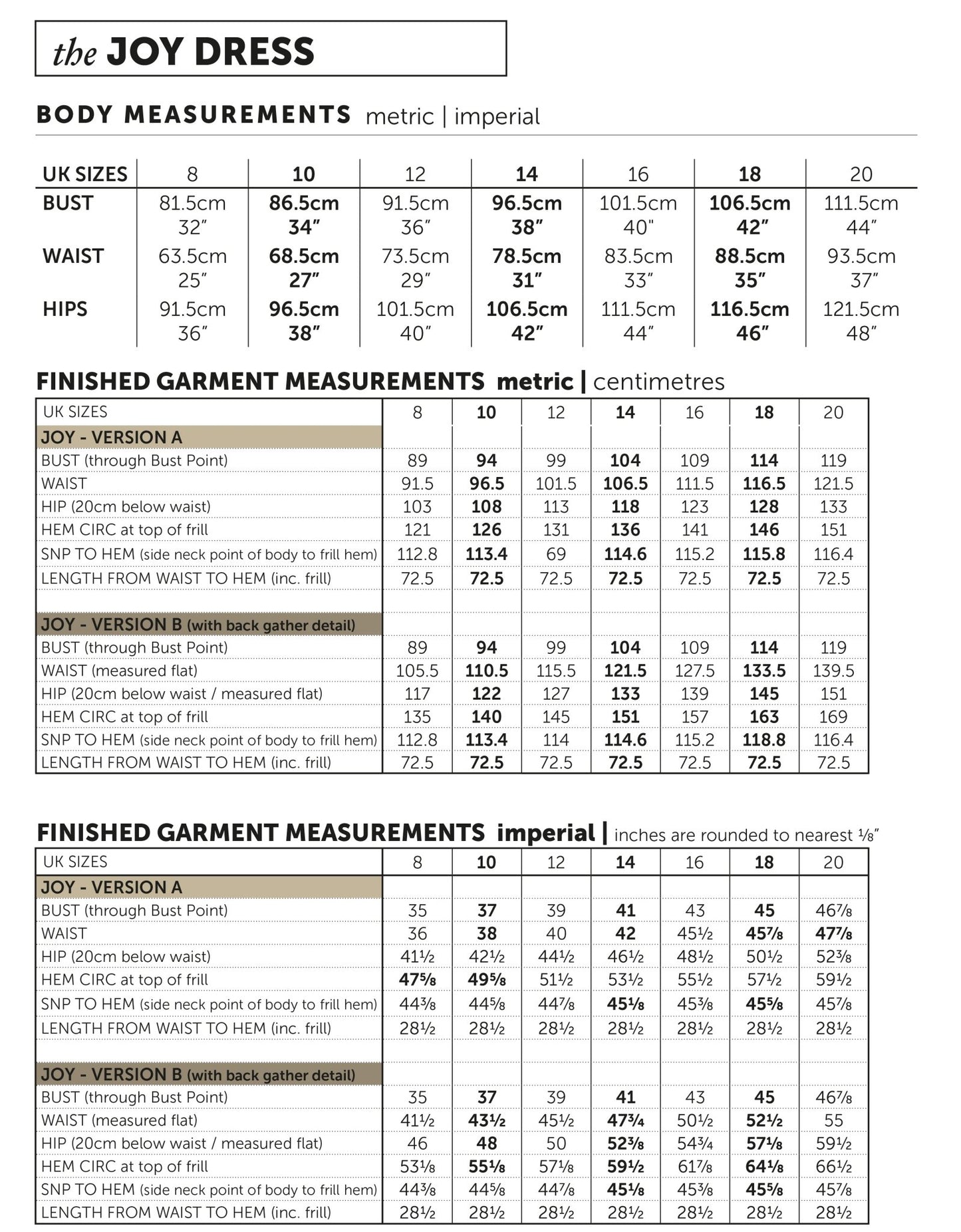 The Joy Dress Paper Sewing Pattern - Maven Sewing Patterns - Simplifi Fabric