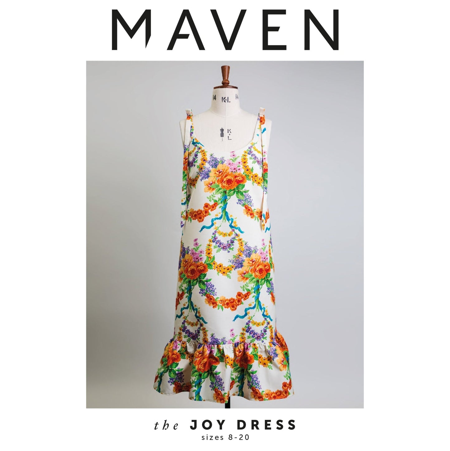 The Joy Dress Paper Sewing Pattern - Maven Sewing Patterns - Simplifi Fabric
