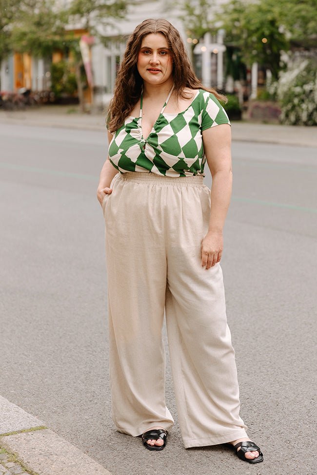 The Lana Palazzo Pants - Paper Sewing Pattern - Juliana Martejevs - Simplifi Fabric