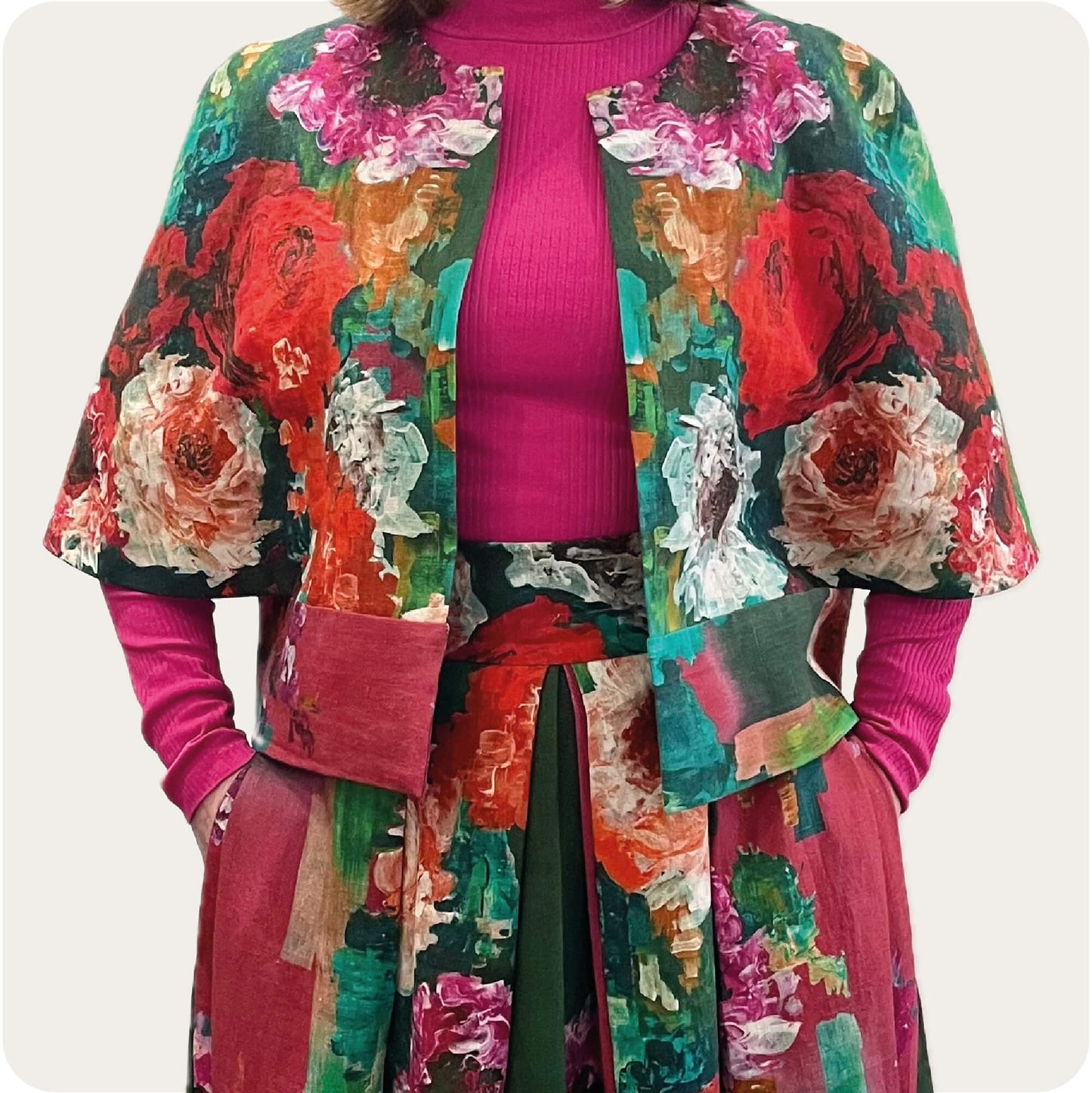 The Ludo Capelet Paper Sewing Pattern - Maven Sewing Patterns - Simplifi Fabric