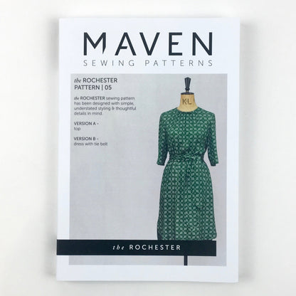 The Rochester Dress & Top Paper Sewing Pattern - Maven Sewing Patterns - Simplifi Fabric