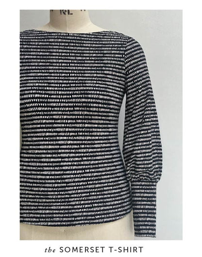 The Somerset T-Shirt Paper Sewing Pattern - Maven Sewing Patterns - Simplifi Fabric