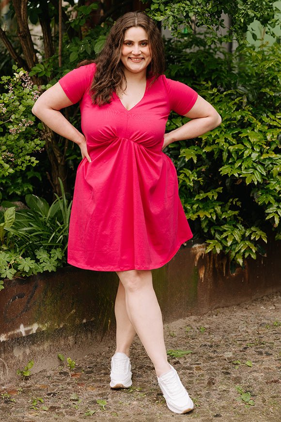 The Tilly Jersey Midi Dress - Paper Sewing Pattern - Juliana Martejevs - Simplifi Fabric