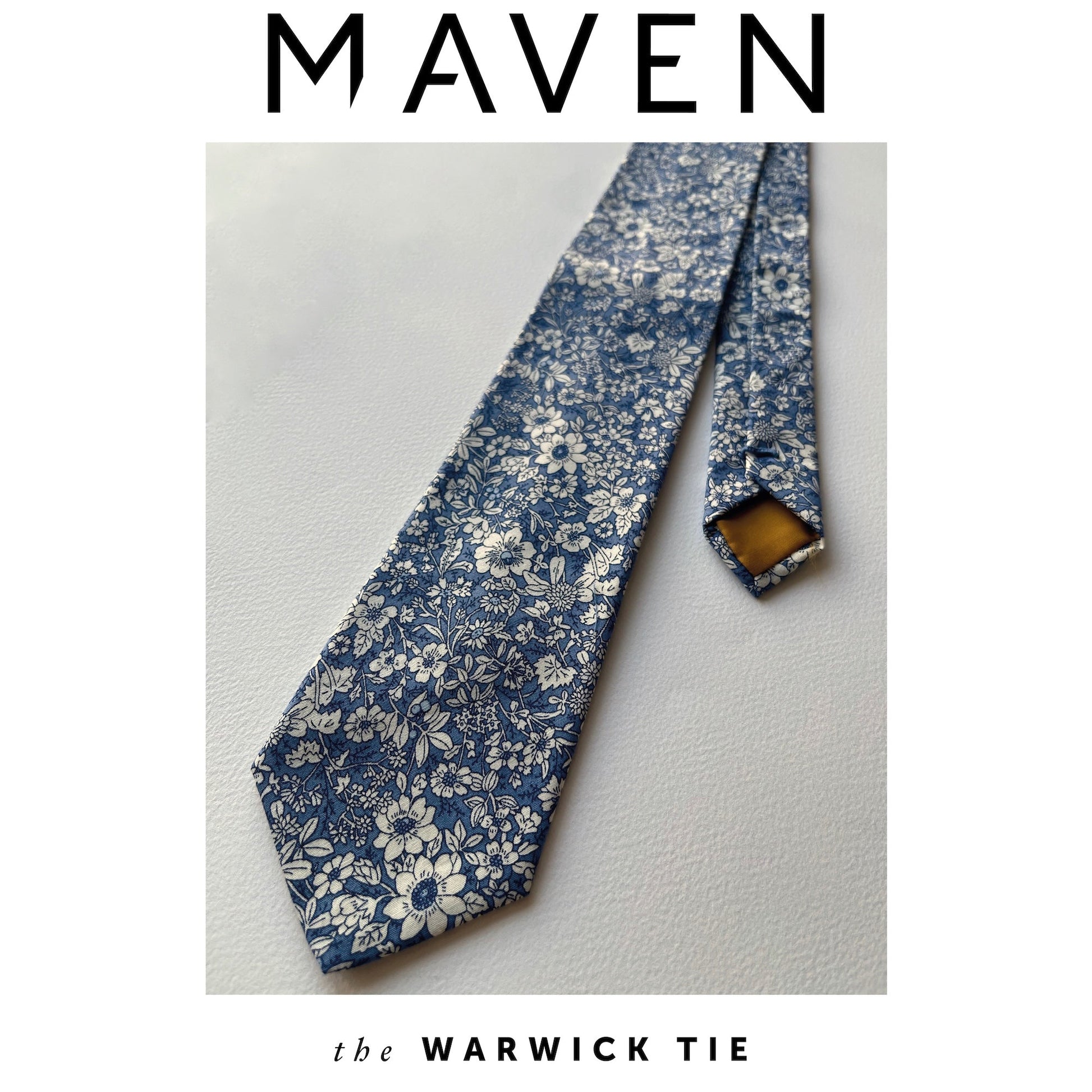 The Warwick Tie Paper Sewing Pattern - Maven Sewing Patterns - Simplifi Fabric