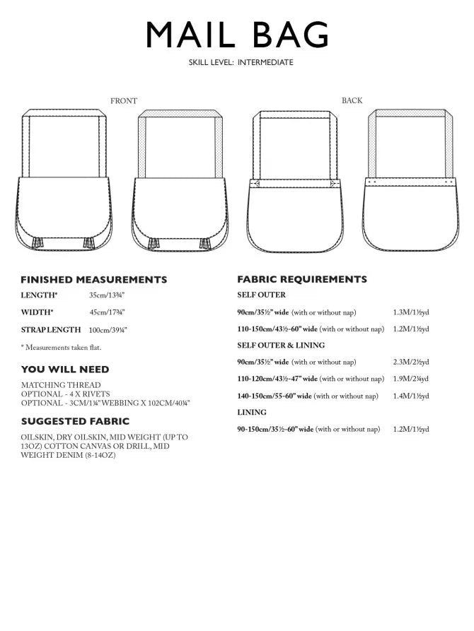 The Workwear Book - Merchant & Mills - Simplifi Fabric