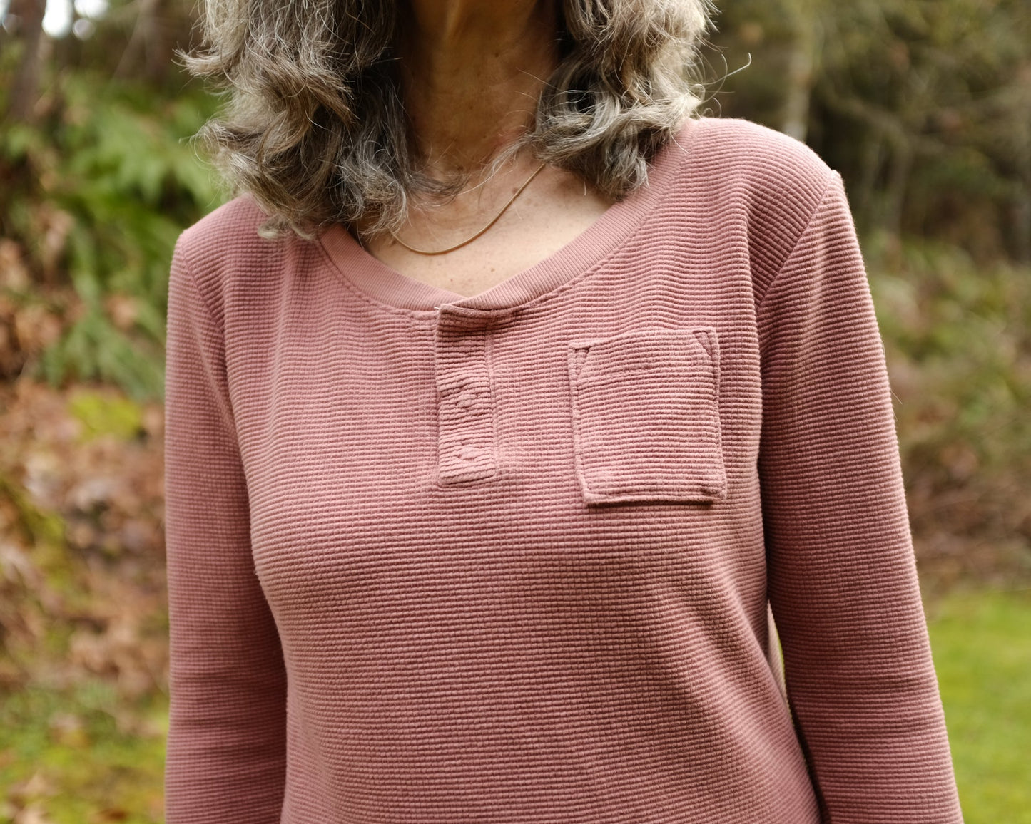 Timberland Henley and Tee Womens PDF Sewing Pattern - Thread Theory - Simplifi Fabric