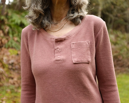 Timberland Henley and Tee Womens PDF Sewing Pattern - Thread Theory - Simplifi Fabric