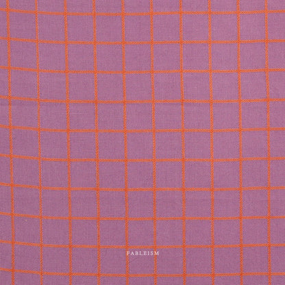 Trellis - Plum - Fine & Dandy - Fableism Supply Co. - Simplifi Fabric
