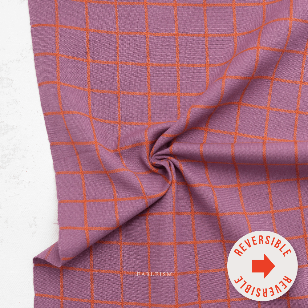 Trellis - Plum - Fine & Dandy - Fableism Supply Co. - Simplifi Fabric