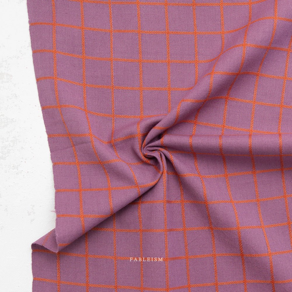 Trellis - Plum - Fine & Dandy - Fableism Supply Co. - Simplifi Fabric