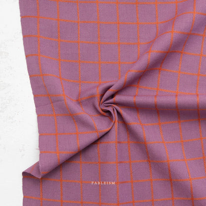 Trellis - Plum - Fine & Dandy - Fableism Supply Co. - Simplifi Fabric