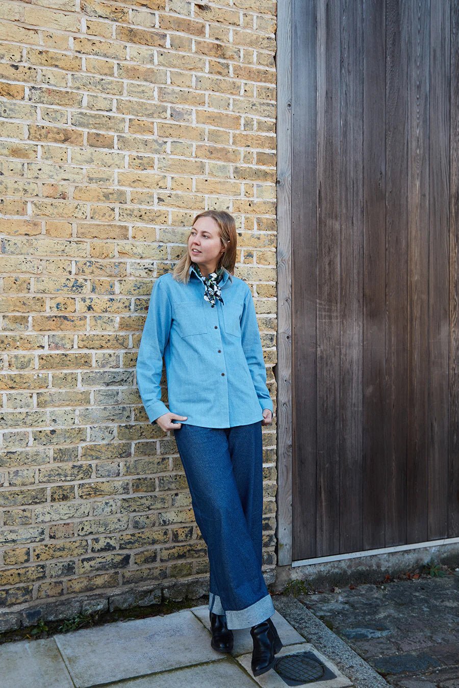 Unisex Shirt PDF Pattern - Modern Sewing Co. - Simplifi Fabric