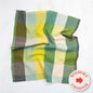 Waffle Happy Checkers - Limon - Fine & Dandy - Fableism Supply Co. - Simplifi Fabric