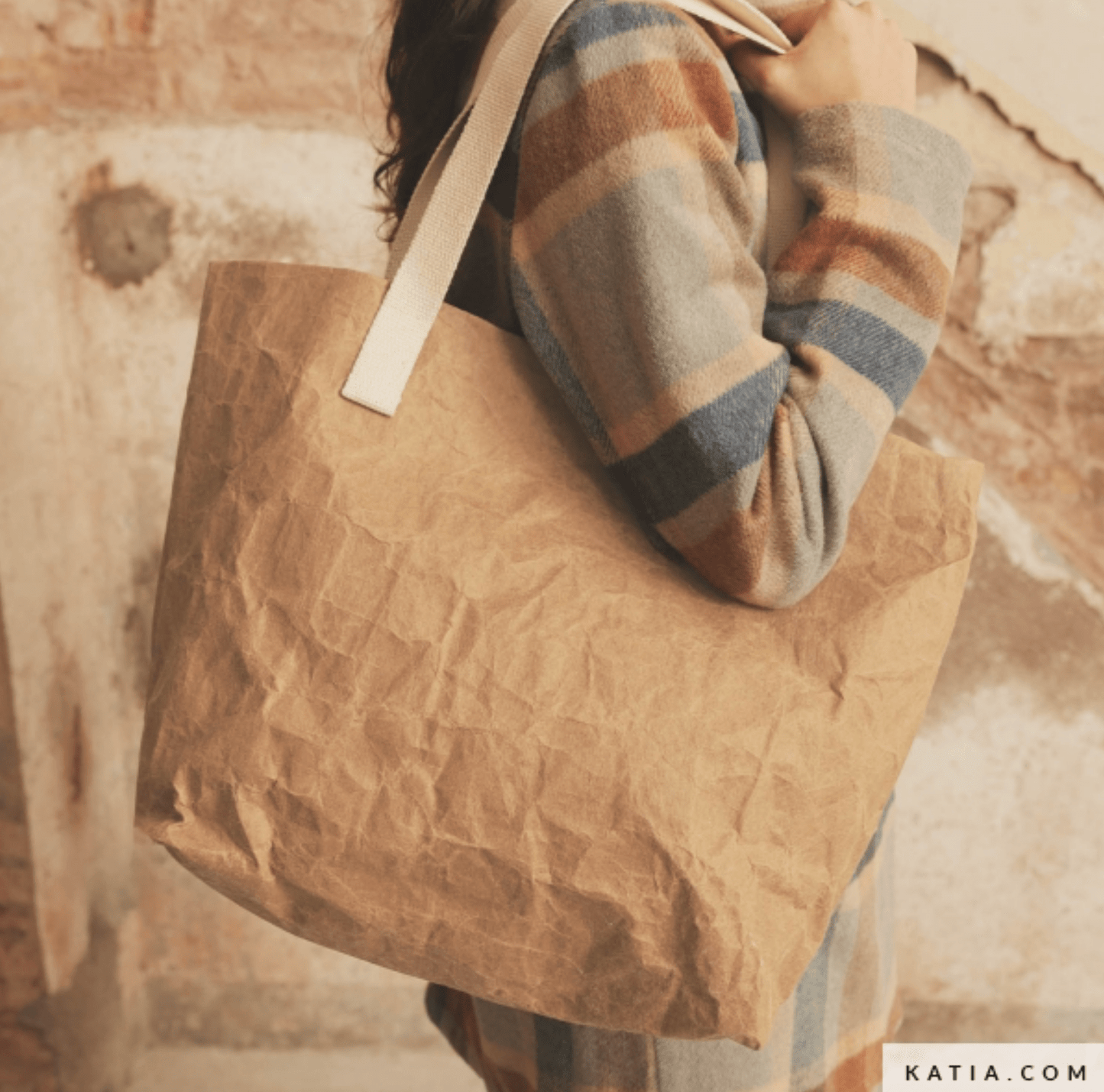 Washable Kraft Paper Fabric - Kraft - Katia - Simplifi Fabric