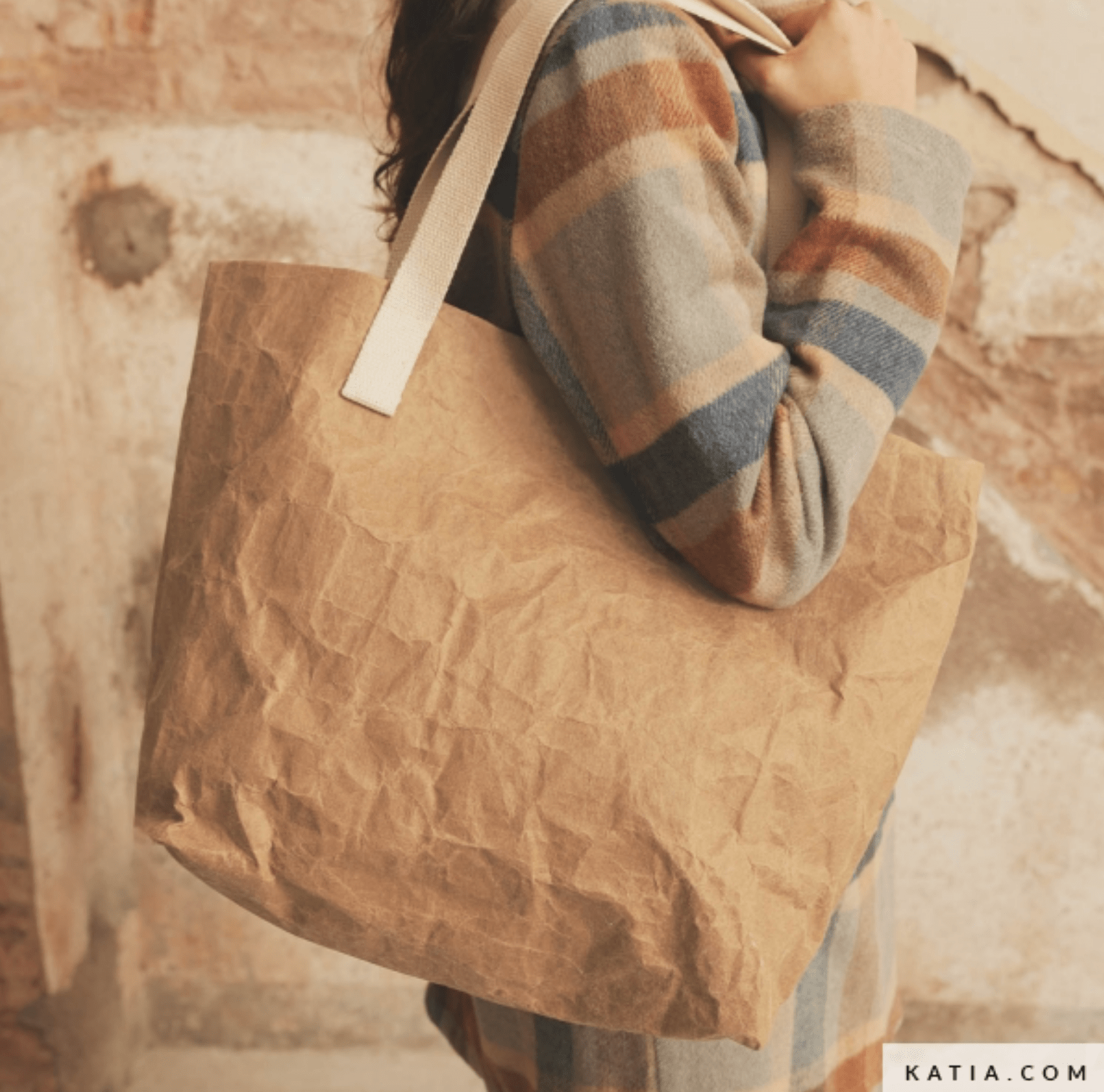 Washable Kraft Paper Fabric - Kraft - Katia - Simplifi Fabric