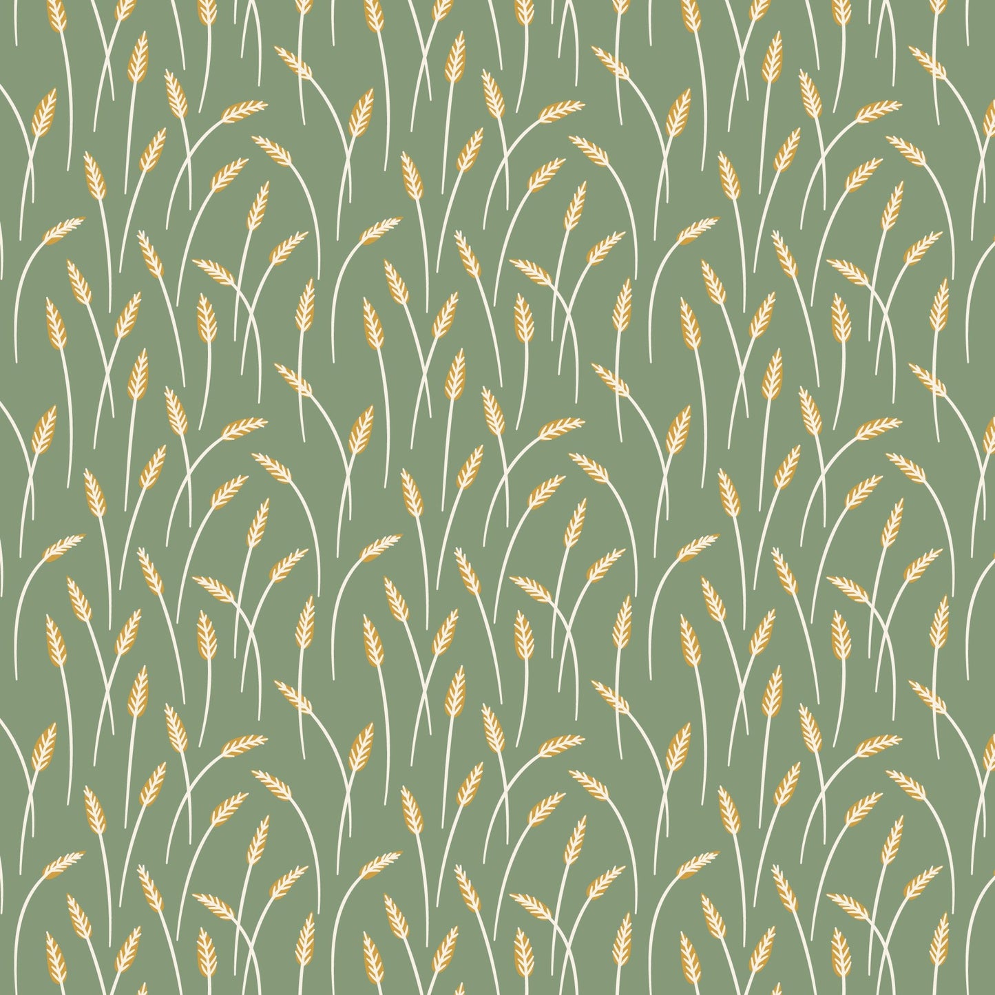 Wheatgrass - Naturally Wild - Ann Gardner - Cloud 9 Fabrics - Poplin - Simplifi Fabric