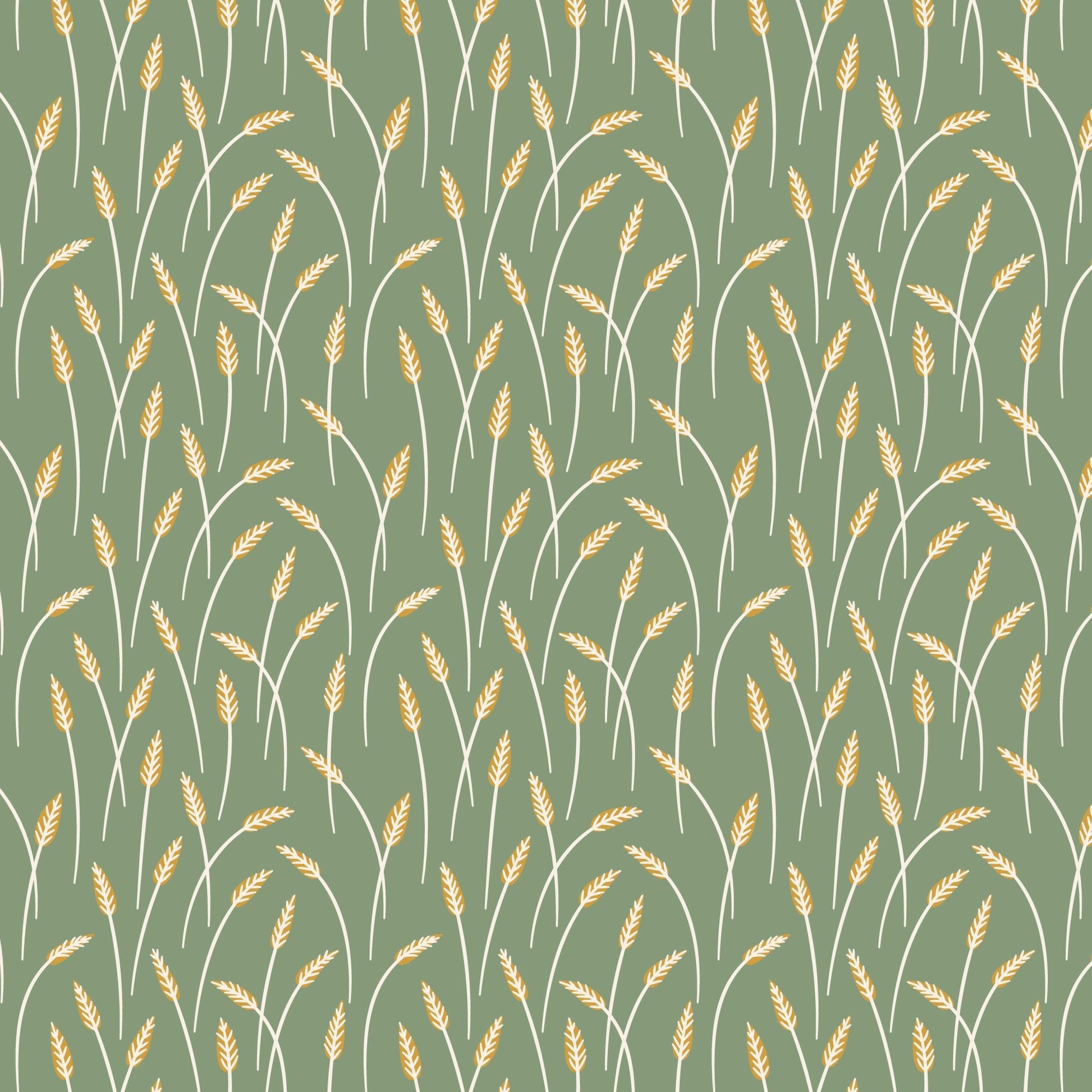 Wheatgrass - Naturally Wild - Ann Gardner - Cloud 9 Fabrics - Poplin - Simplifi Fabric