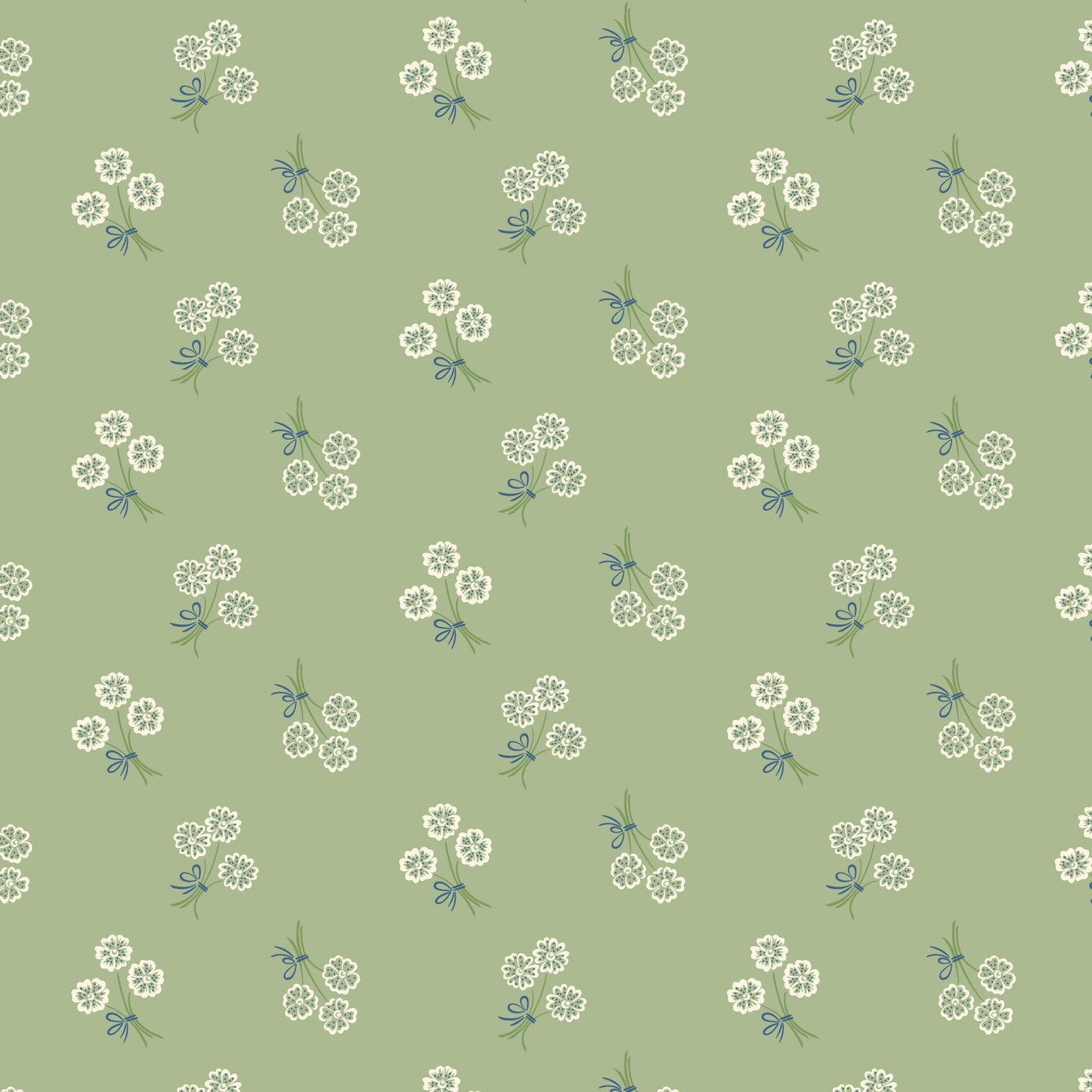Whimsy Keepsake - Green - Summer Garden - House Of Haricot - Cloud 9 Fabrics - Poplin - Simplifi Fabric
