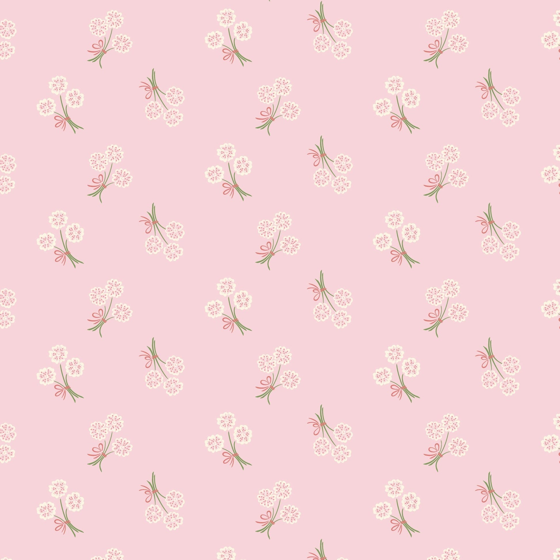 Whimsy Keepsake - Pink - Summer Garden - House Of Haricot - Cloud 9 Fabrics - Poplin - Simplifi Fabric