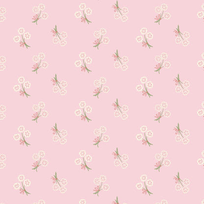 Whimsy Keepsake - Pink - Summer Garden - House Of Haricot - Cloud 9 Fabrics - Poplin - Simplifi Fabric