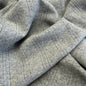 Whispering Lines/Diamonds Pointelle Knit Fabric - Organic Cotton - Grey Melange - Simplifi Fabric