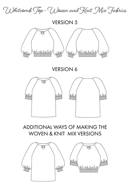 Whitcomb Top PDF Pattern - Sew Love Patterns - Simplifi Fabric