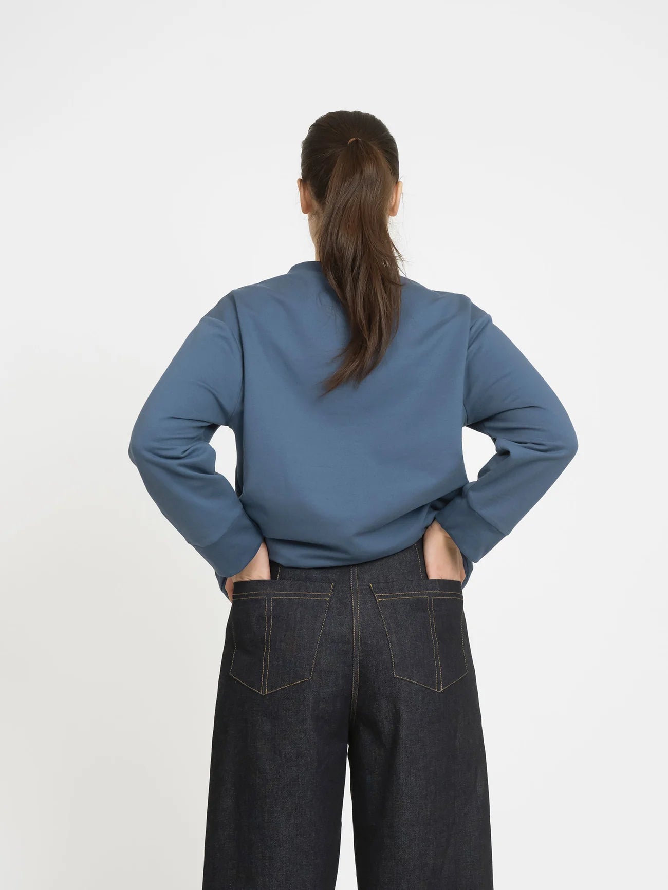 Wide - Leg Jeans Unisex Pattern - The Assembly Line - Simplifi Fabric