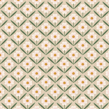 Wild Meadow - Natural - Naturally Wild - Ann Gardner - Cloud 9 Fabrics - Poplin - Simplifi Fabric