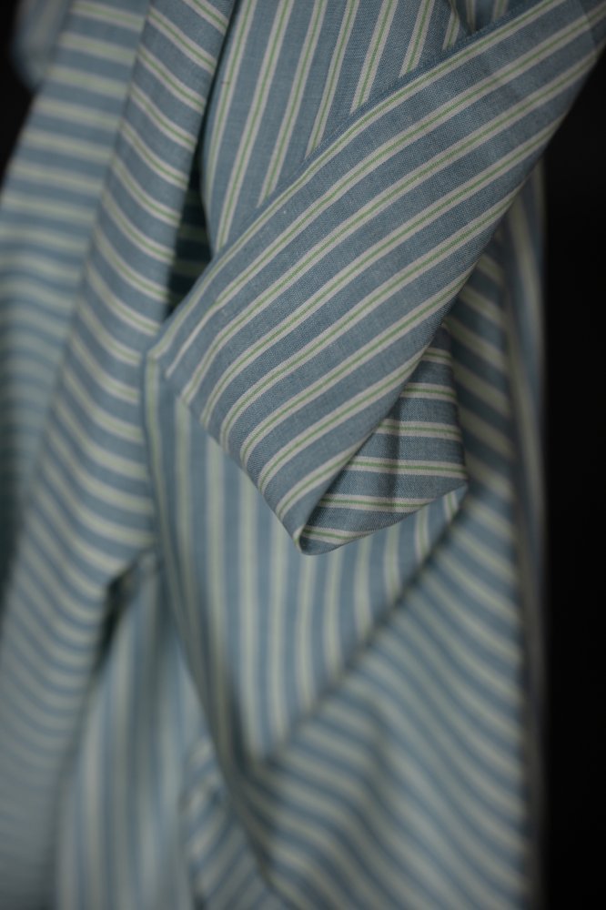 Wild Mint Stripe Handwoven Indian Cotton - Merchant & Mills - Simplifi Fabric