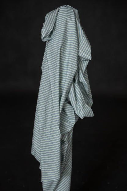 Wild Mint Stripe Handwoven Indian Cotton - Merchant & Mills - Simplifi Fabric