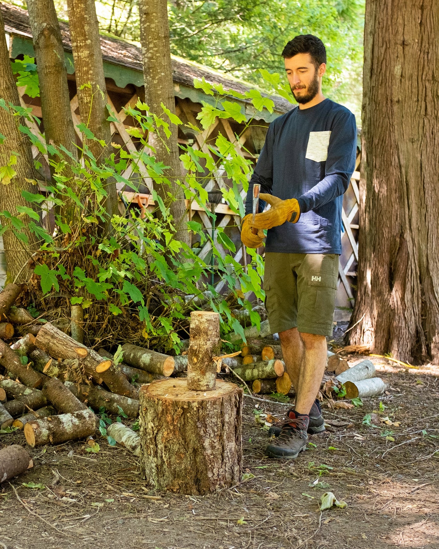 Woodley Tee Mens PDF Sewing Pattern - Thread Theory - Simplifi Fabric