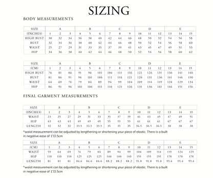 ZAMORA Midi Skirt PDF Sewing Pattern - Madswick - Simplifi Fabric